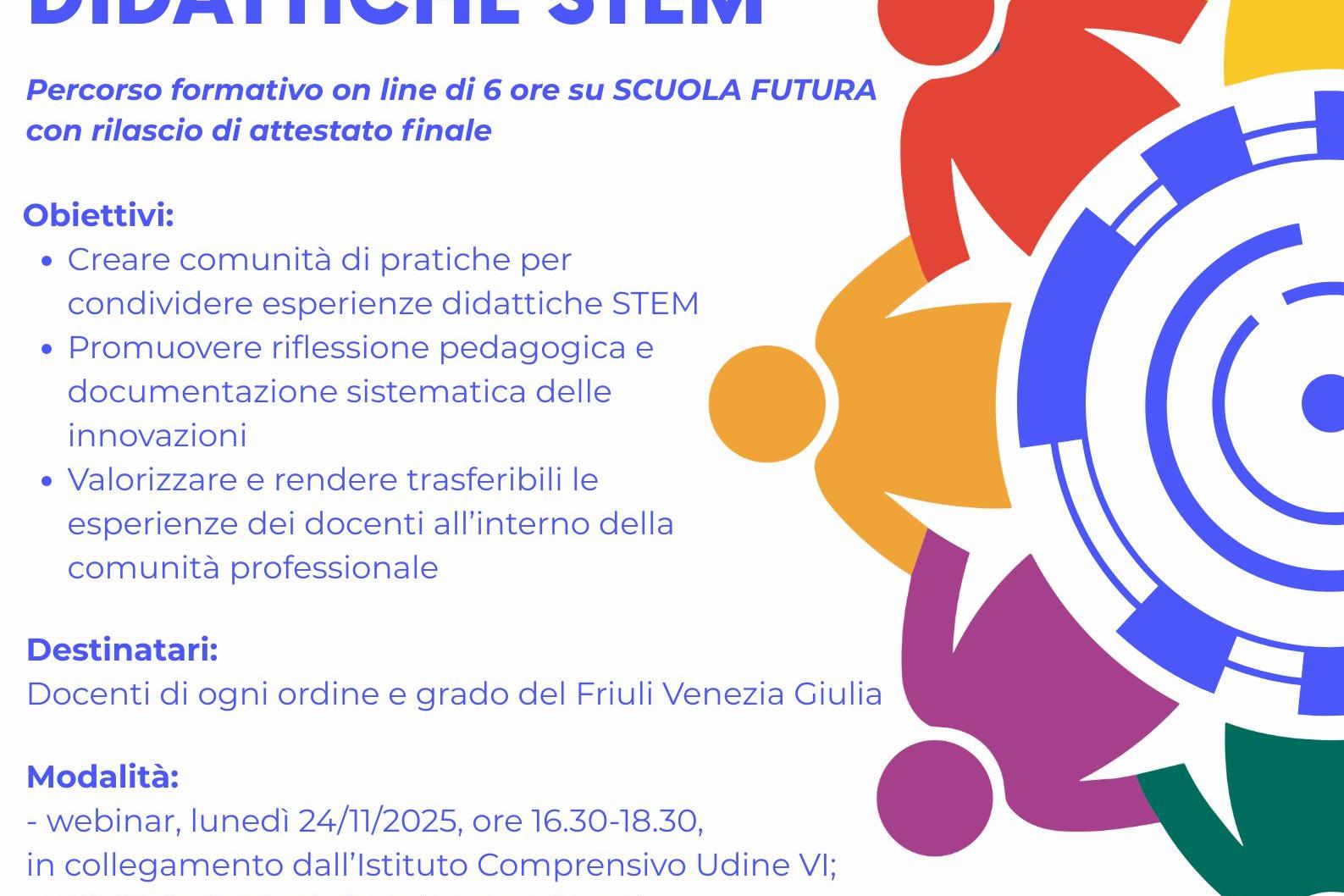 Fogolârs digitali: condividere e riflettere insieme sulle innovazioni didattiche STEM